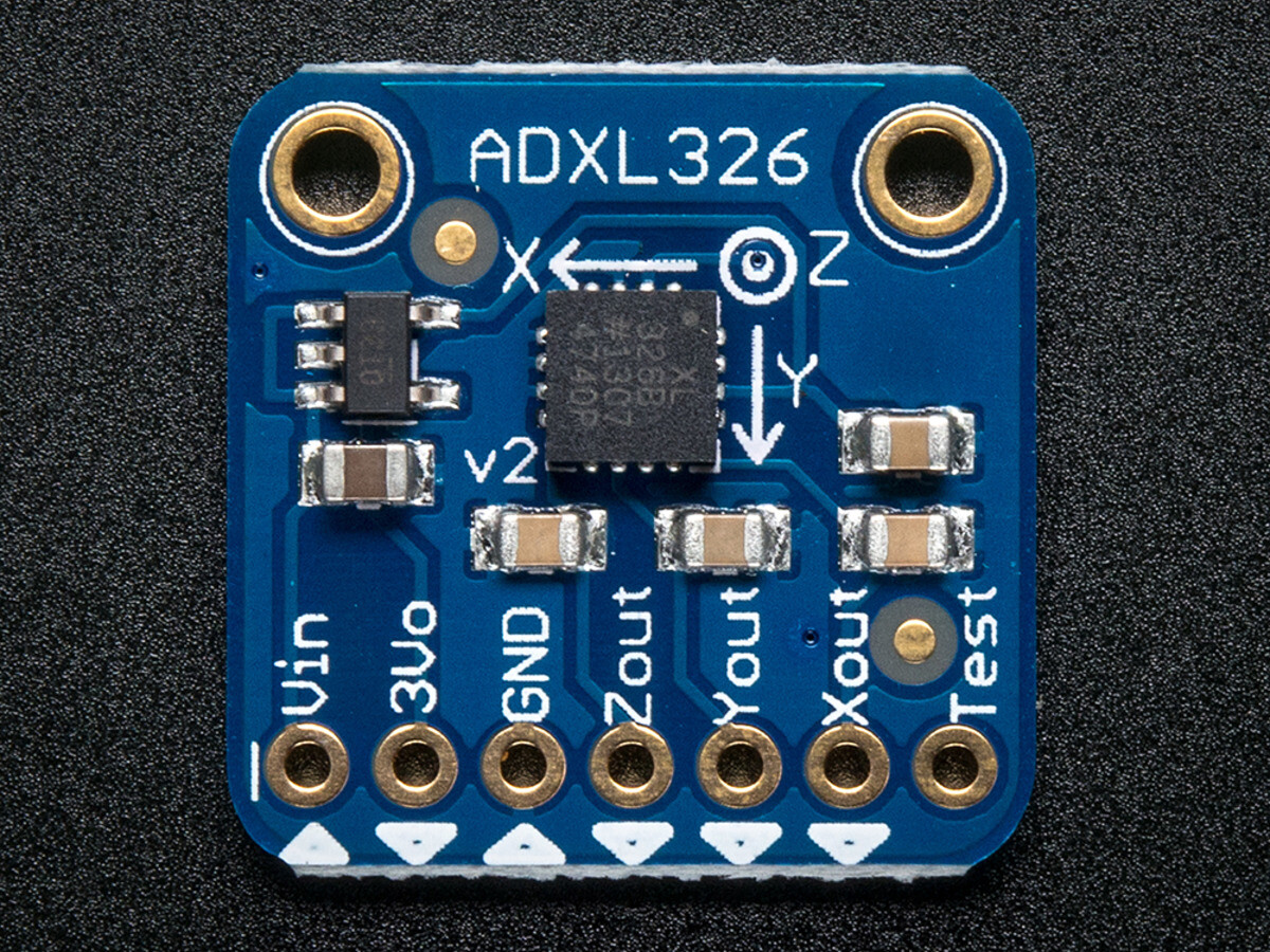Adafruit ADXL326 - Triple-axis akselerometer med 5V strømforsyning (+-16g analog udgang) 1018