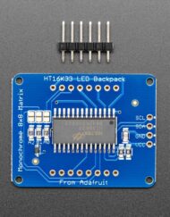 Adafruit 1,2 Zoll 8x8 LED Matrix Backpack HT16K33 I2C LED-driver 1048