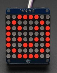 Adafruit Small 1,2 Zoll 8x8 LED-Matrix med I2C-ryg for Arduino 1049