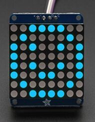 Adafruit Small 1,2 Zoll 8x8 LED-Matrix med I2C-ryg for Arduino 1052