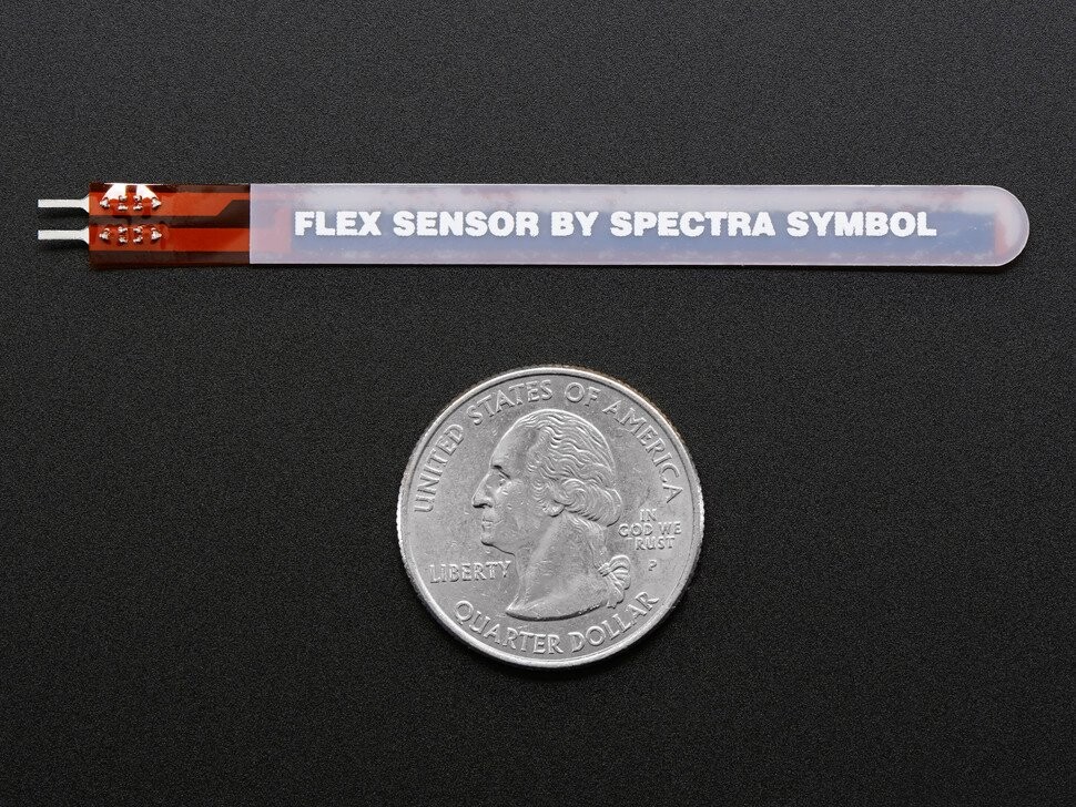 Adafruit Short Flex Sensor Detekterer fleks eller bøjning 1070