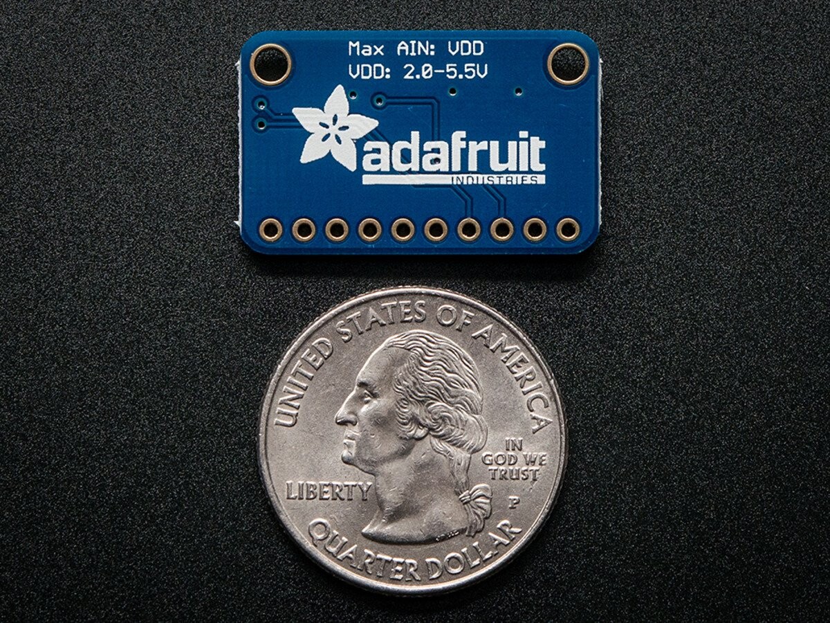 Adafruit ADS1015 12-bit ADC 4 kanaler med programmerbar forstærker 1083