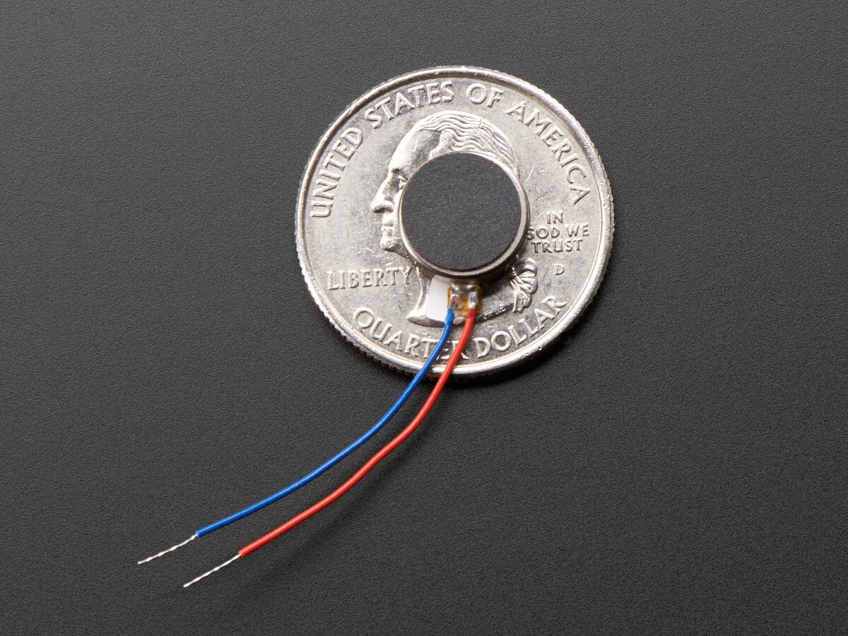 Adafruit Mini Vibrerende motordisc, 10mm diameter, 1201