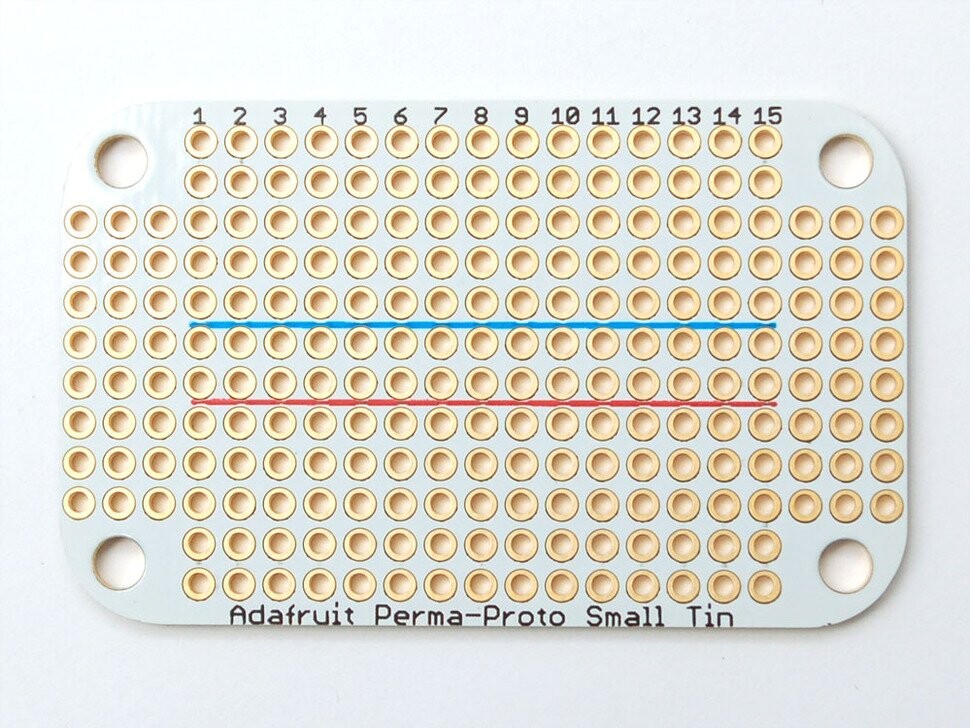 Adafruit Perma-Proto Small Mint Tin Size Breadboard PCB 3 pakke 1214
