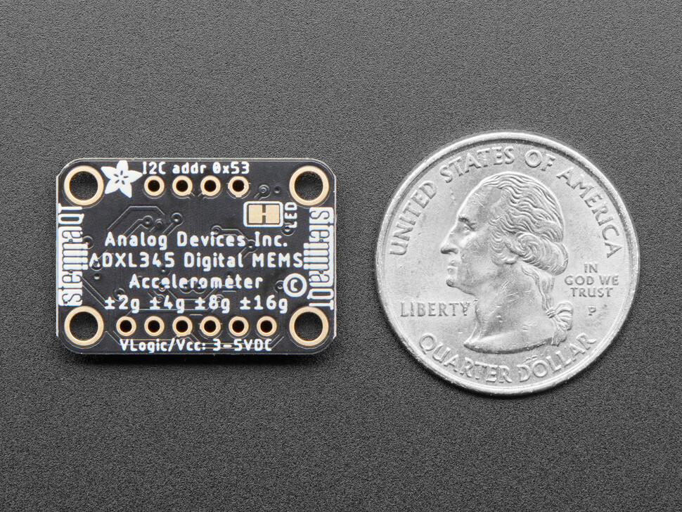 Adafruit ADXL345 Triple-Axis Beschleunigungssensor (+-2g 4g 8g 16g) med I2C SPI 1231