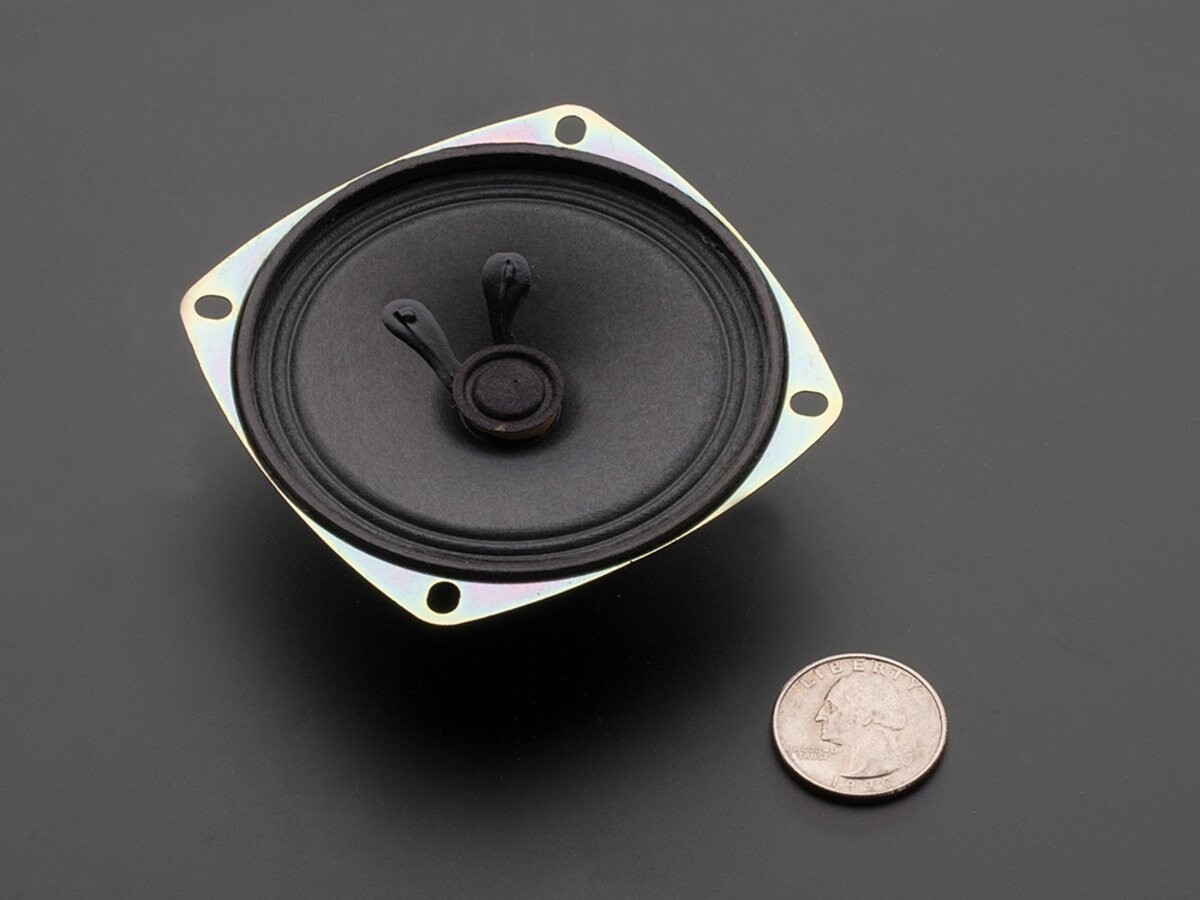 Adafruit Højttaler, diameter 76 mm, 4 Ohm, 3 Watt, til lydprojekt 1314