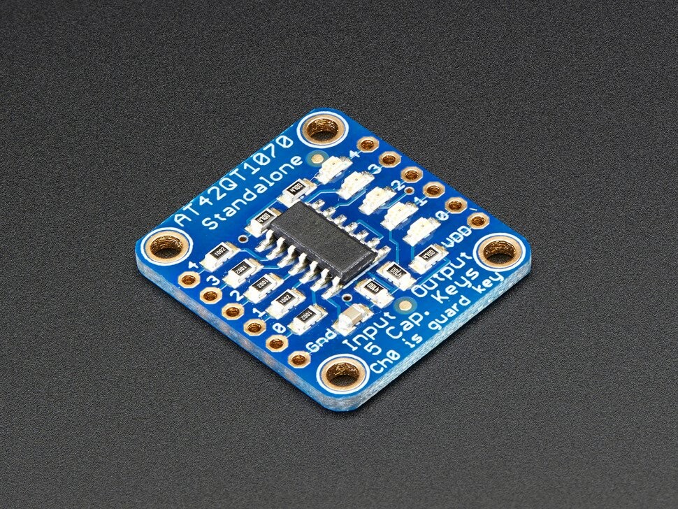 Adafruit Standalone 5-Pad Kapassitiv Berøringssensor Breakout AT42QT1070 1362