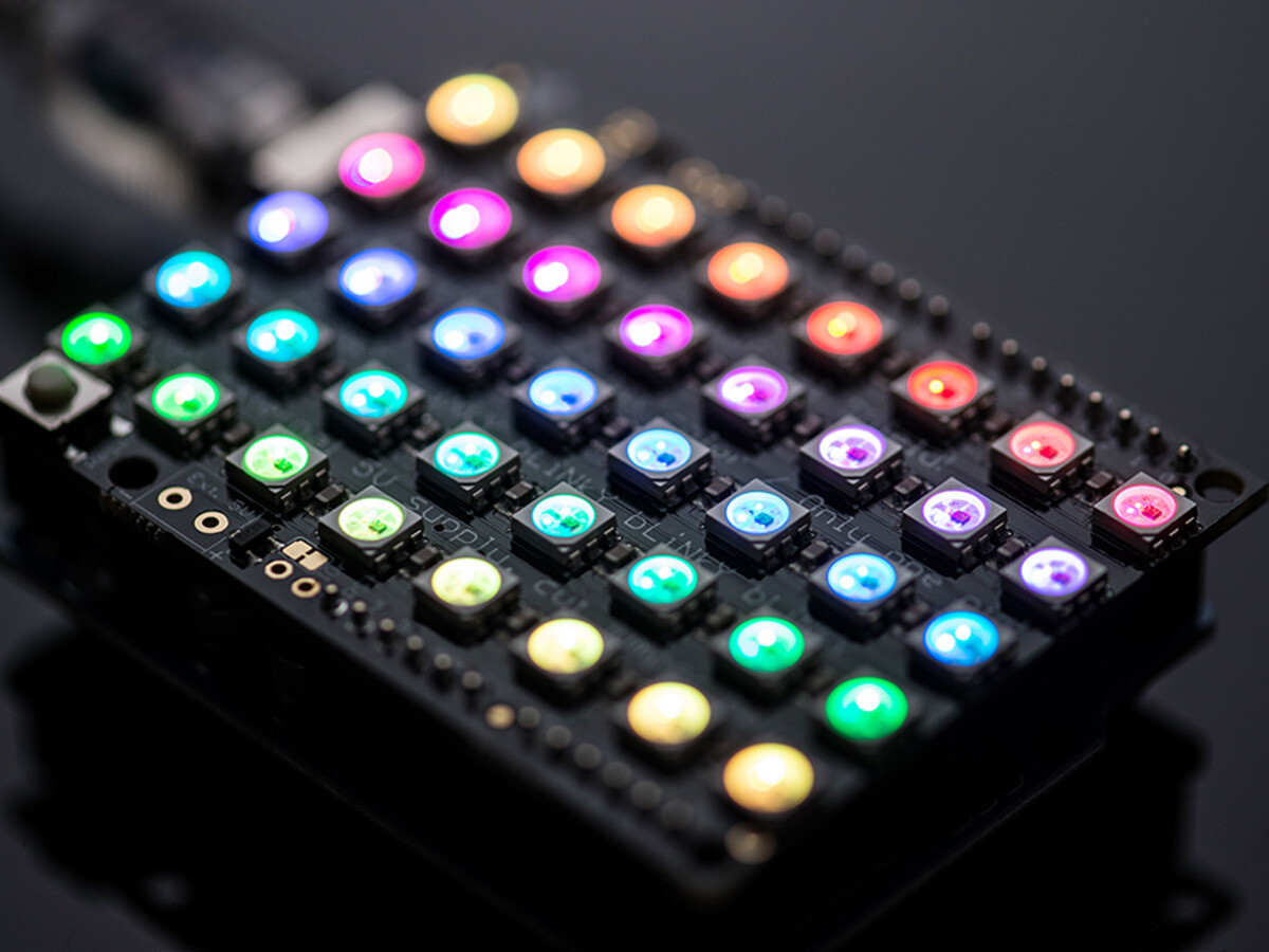 Adafruit NeoPixel Shield for Arduino 40 RGB LED Pixel Matrix 1430