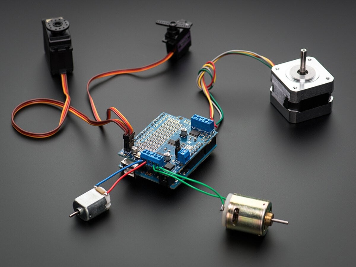 Adafruit Step Servomotor-skærm til Arduino TB6612 MOSFET-driver 1438