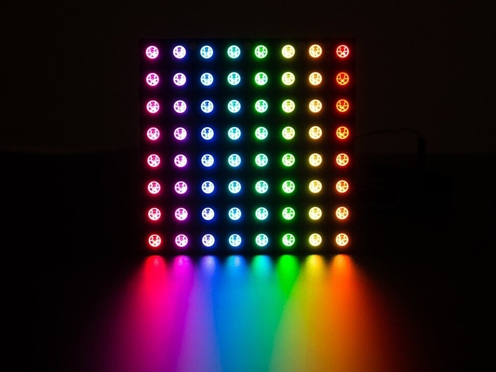 Adafruit NeoPixel NeoMatrix 8x8 RGB LED Pixel Matrix 1487