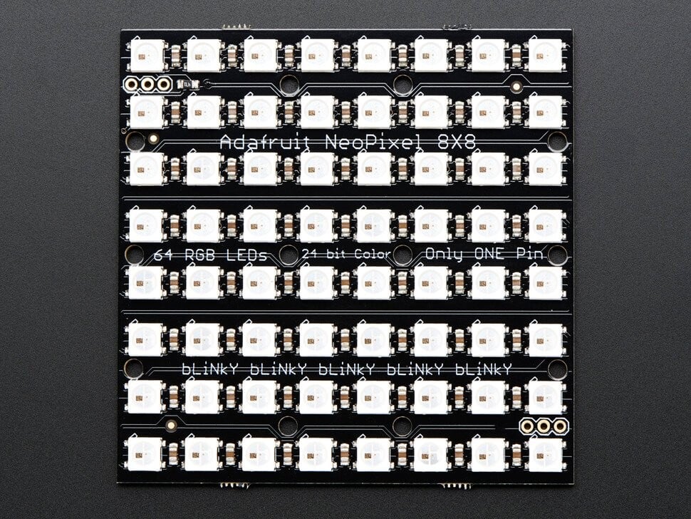 Adafruit NeoPixel NeoMatrix 8x8 RGB LED Pixel Matrix 1487
