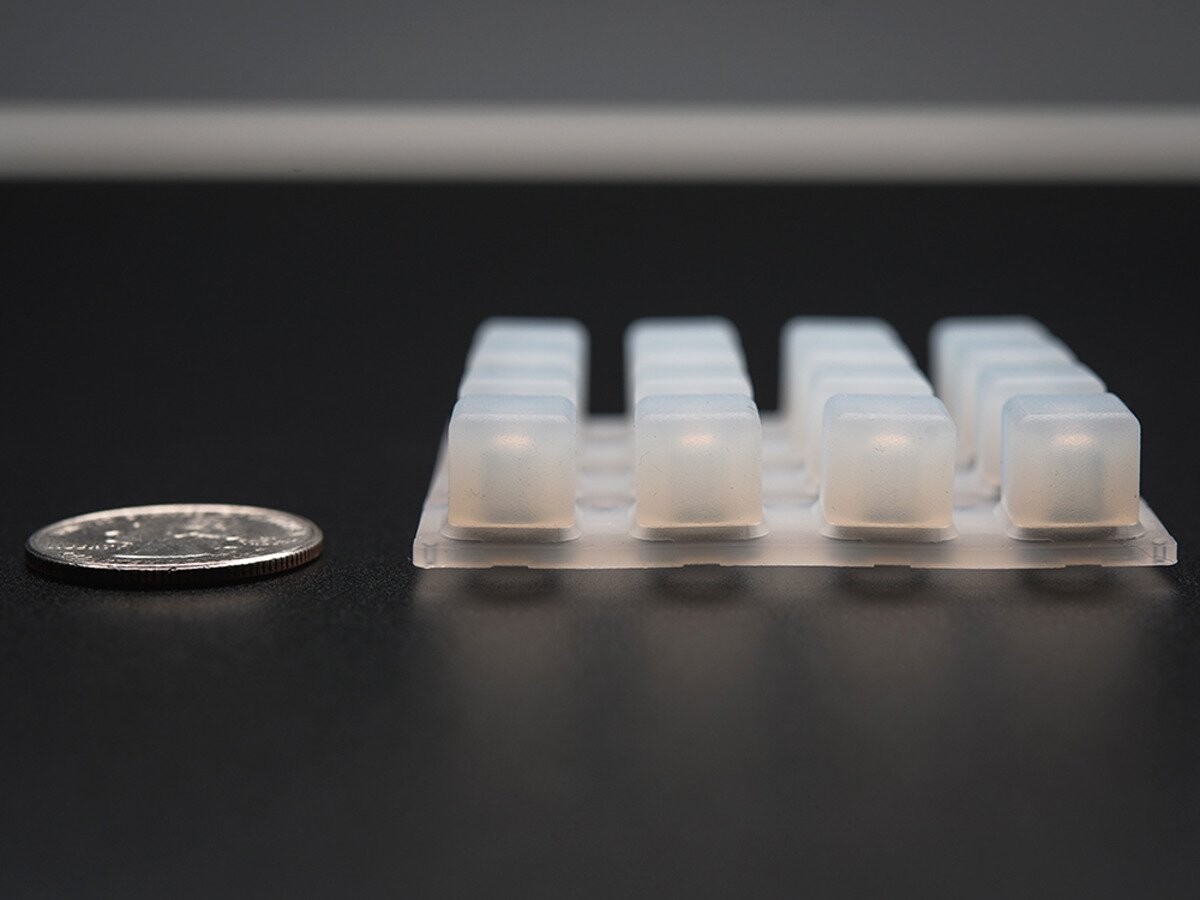 Adafruit Silikon Elastomer 4x4 knap tastatur - til 3mm LED'er 1611