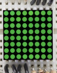 Adafruit Miniature 0,8 Zoll 8x8 LED Matrix Pure Green KWM-20882CPGB 1624