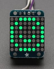 Adafruit Mini 0.8 Zoll 8x8 LED-Matrix, Pure Green mit I2C-Rückseite 1633