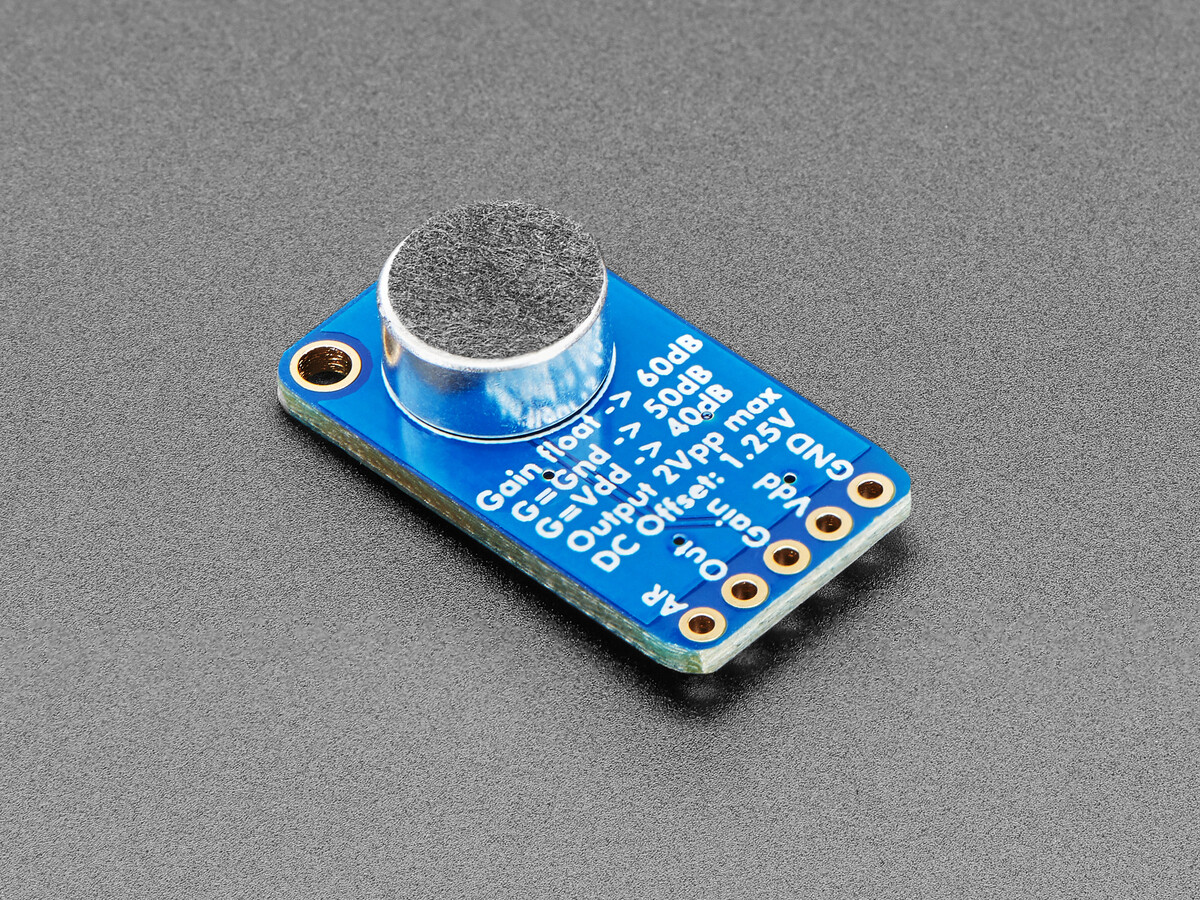 Adafruit Electret Mikrofon Forstærker MAX9814 med Automatisk Gainkontrol 1713