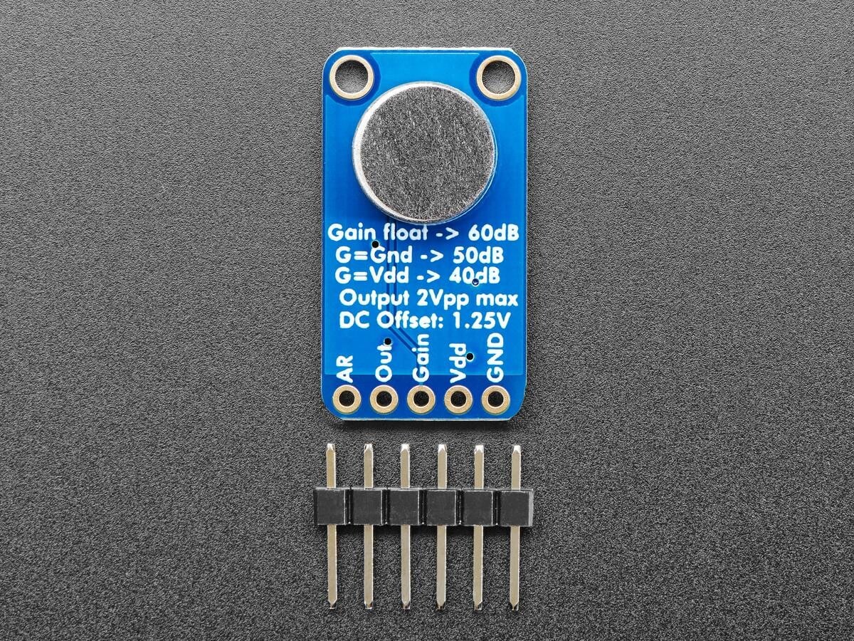 Adafruit Electret Mikrofon Forstærker MAX9814 med Automatisk Gainkontrol 1713