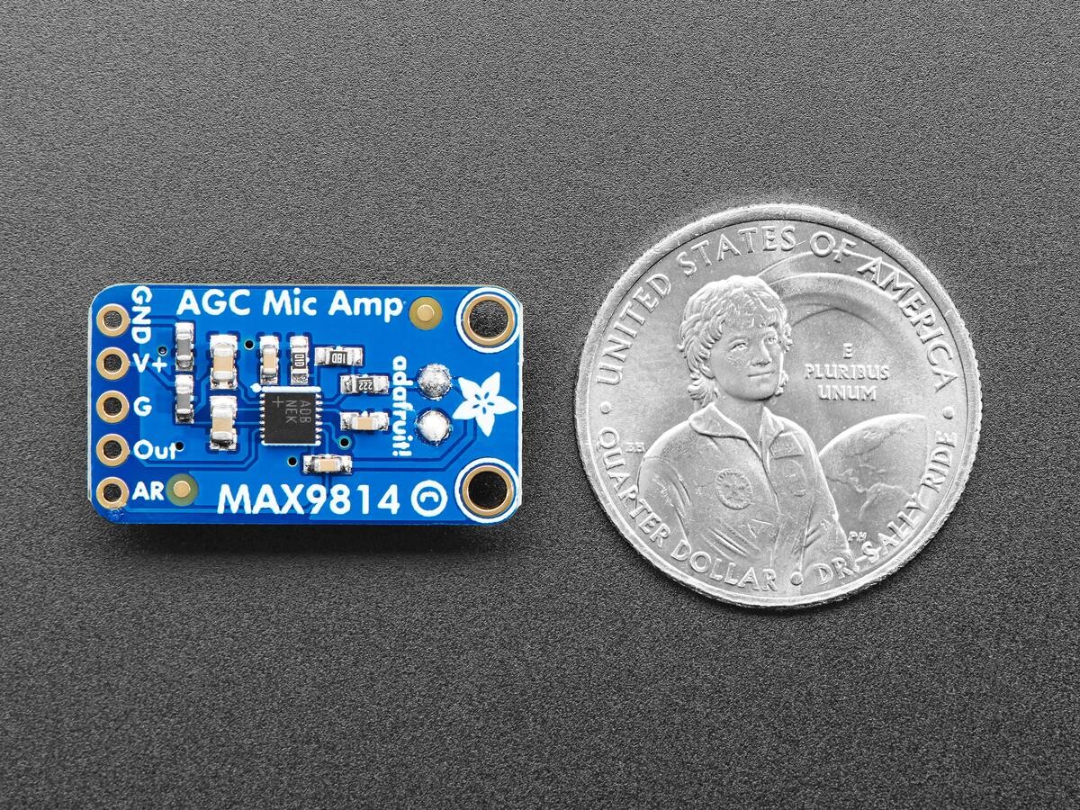 Adafruit Electret Mikrofon Forstærker MAX9814 med Automatisk Gainkontrol 1713