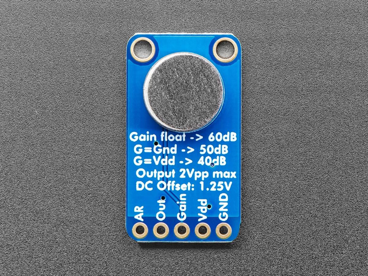 Adafruit Electret Mikrofon Forstærker MAX9814 med Automatisk Gainkontrol 1713