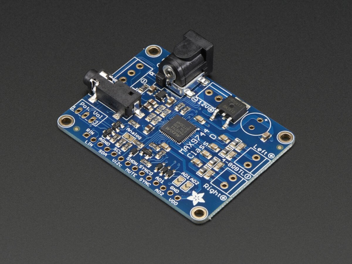Adafruit Stereo 20W Klasse D Audioforstærker - MAX9744 1752
