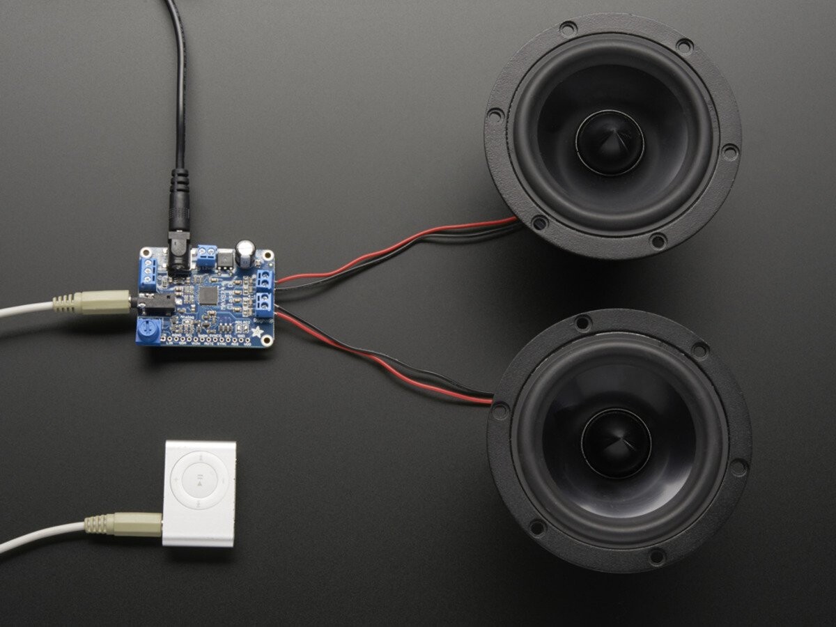 Adafruit Stereo 20W Klasse D Audioforstærker - MAX9744 1752