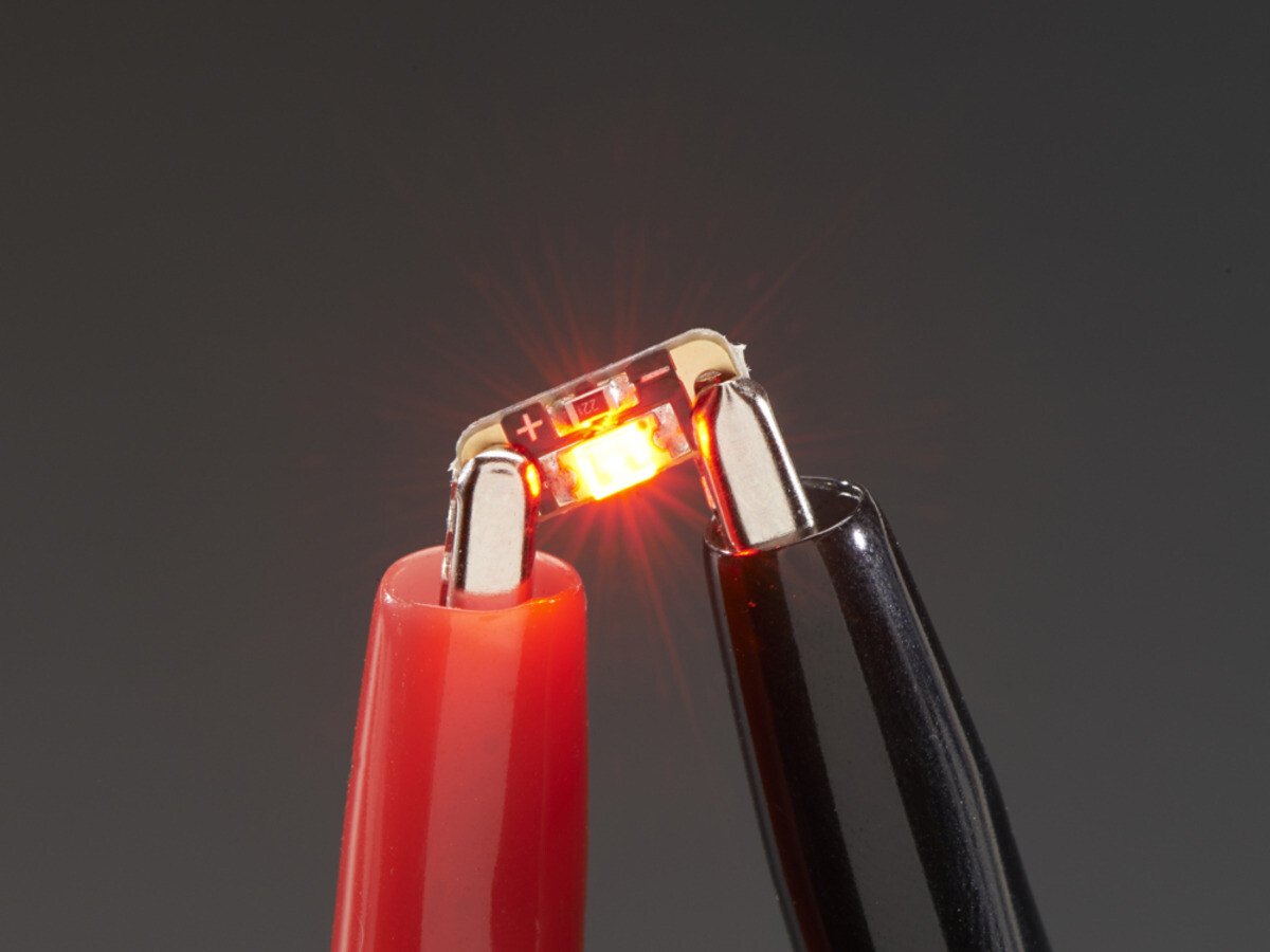 Adafruit LED Sequins Ruby Red Pack of 5 1755