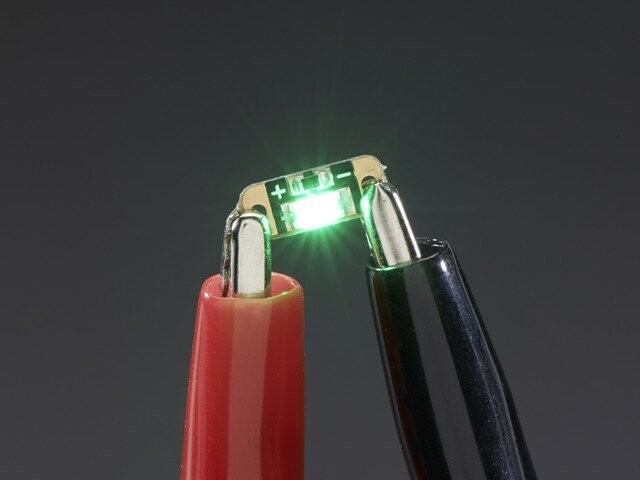 Adafruit LED Sequins Emerald Green Pack of 5 1756