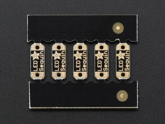 Adafruit LED Sequins Emerald Green Pack of 5 1756