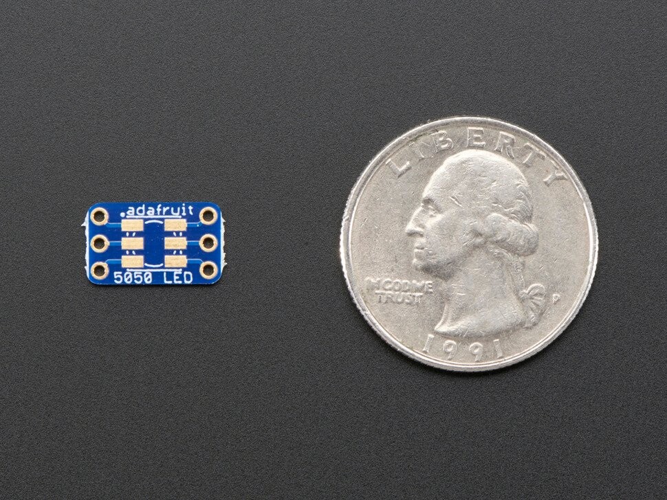 Adafruit 5050 LED Breakout PCB (10x pakke) til 5050-størrelses LED'er, prototyping 1762