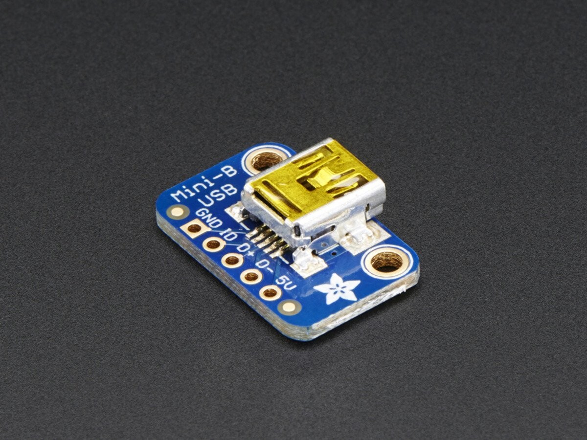 Adafruit USB Mini-B Breakout Board 1764