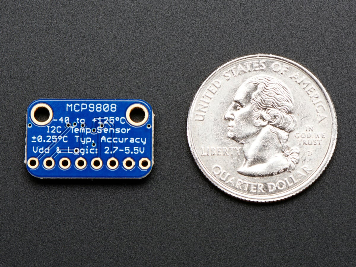 Adafruit MCP9808 høj præcisions I2C temperatursensor breakout-board 1782