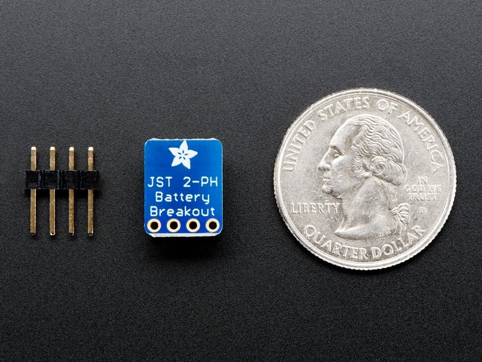 Adafruit JST-PH 2-Pin SMT Højre Vinkel Breakout Board 1862