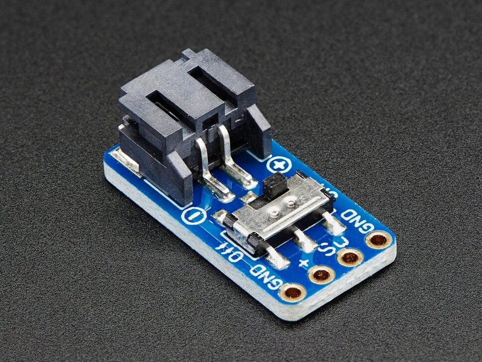 Adafruit Switched JST-PH 2-Pin SMT Højre Vinkel Breakout Board 1863
