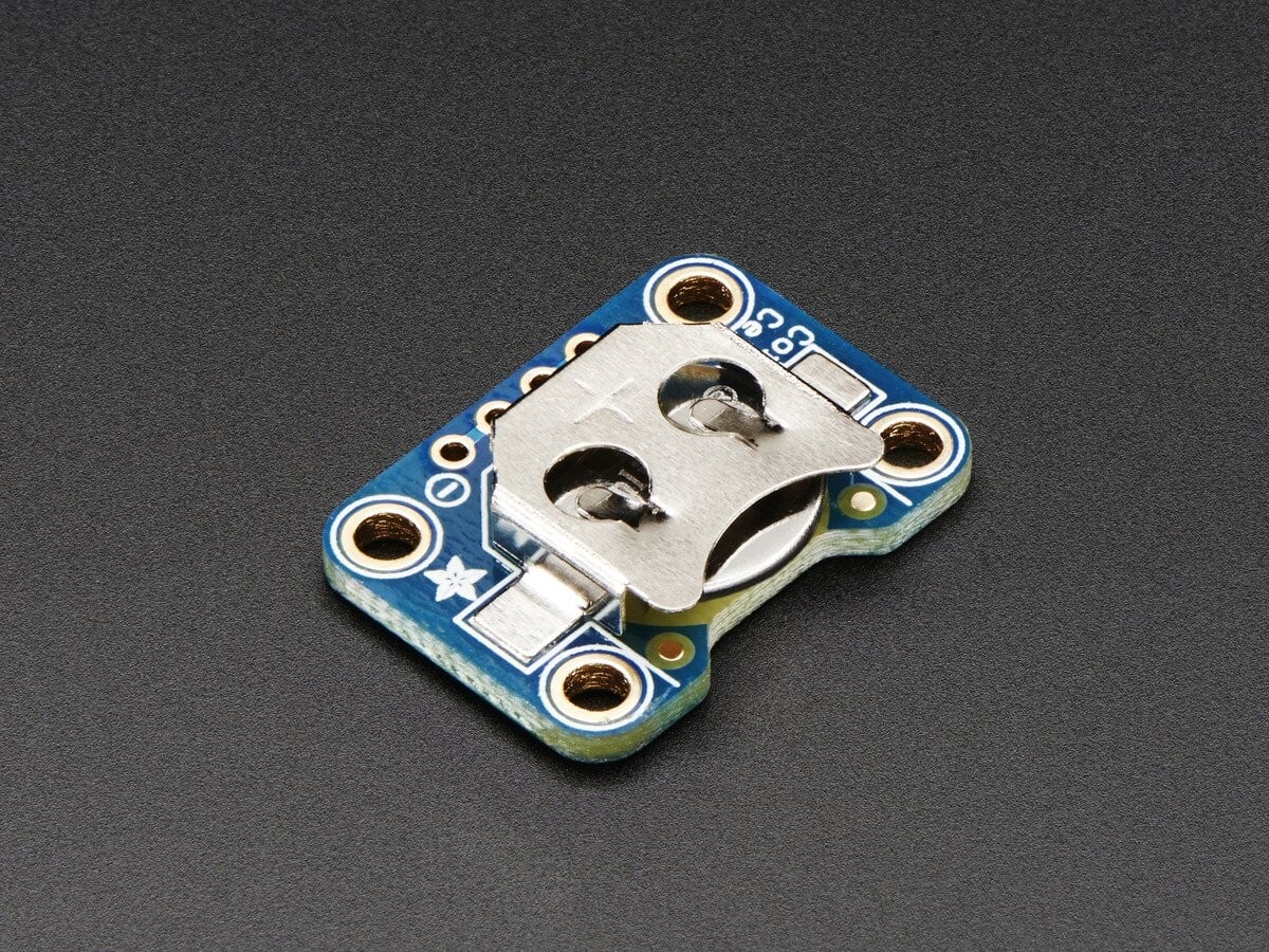 Adafruit 12 mm Coin Cell Breakout Board CR1220 Knapcellebatteriholder 1868