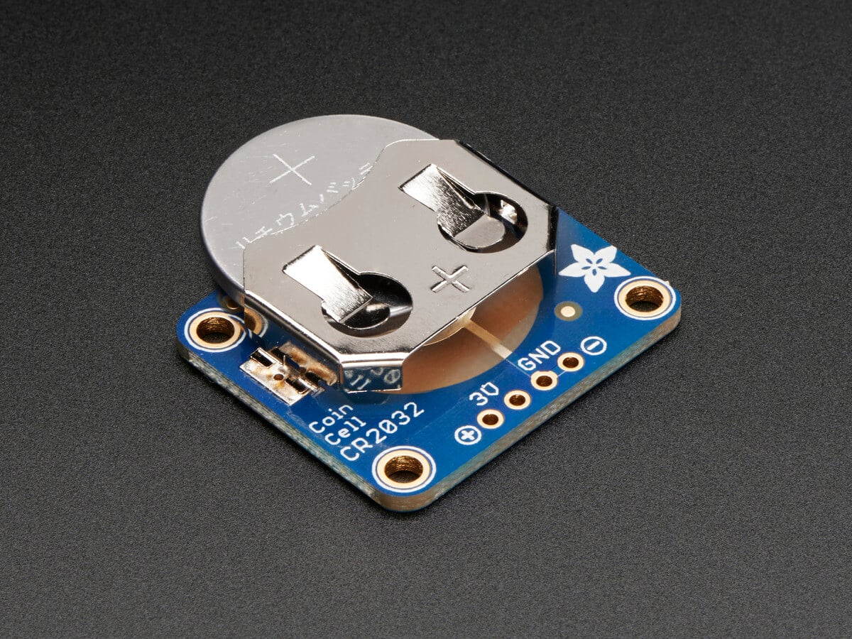 Adafruit 20mm Coin Cell Breakout Board (CR2032) 1870