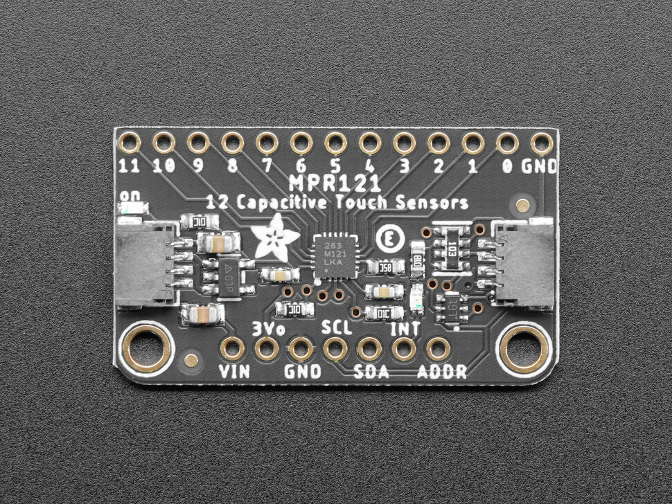Adafruit 12-tasters kapacitiv berøringssensor Breakout - MPR121 - STEMMA QT 1982