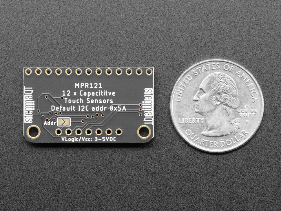 Adafruit 12-tasters kapacitiv berøringssensor Breakout - MPR121 - STEMMA QT 1982