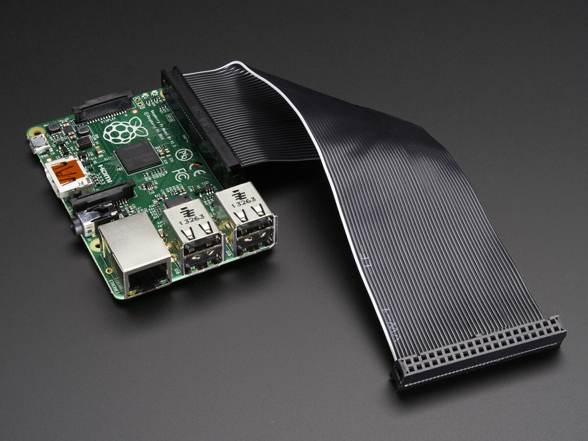 Adafruit GPIO Ribbon-kabel til Raspberry Pi Model A+ B+ Pi 2 Pi 3 1988