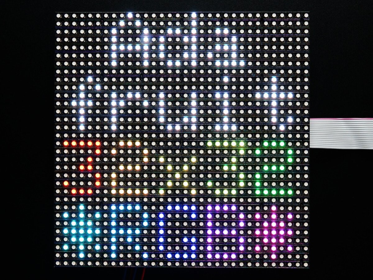 Adafruit 32x32 RGB LED Matrix Panel 5mm Pitch 2026