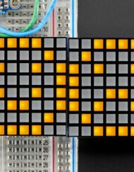 Adafruit 1,2 Zoll LED-Matrix 16x8 med Backpack Ultra Bright Square Yellow LEDs 2043