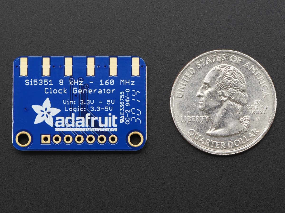 Adafruit Si5351A Clock Generator Breakout Board - 8KHz til 160MHz 2045