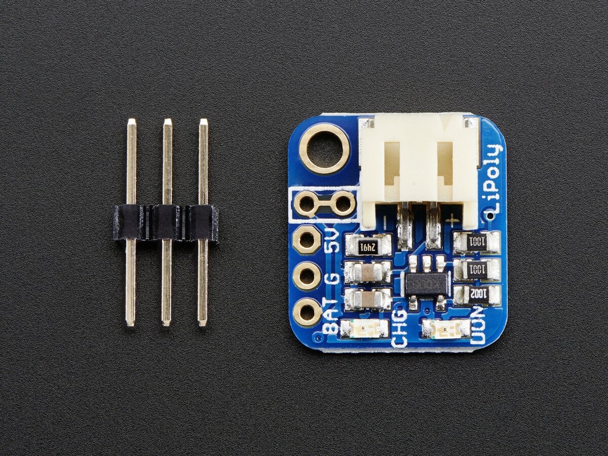 Adafruit Pro Trinket LiIon LiPoly Backpack Add-On 3.3V Printplade 2124