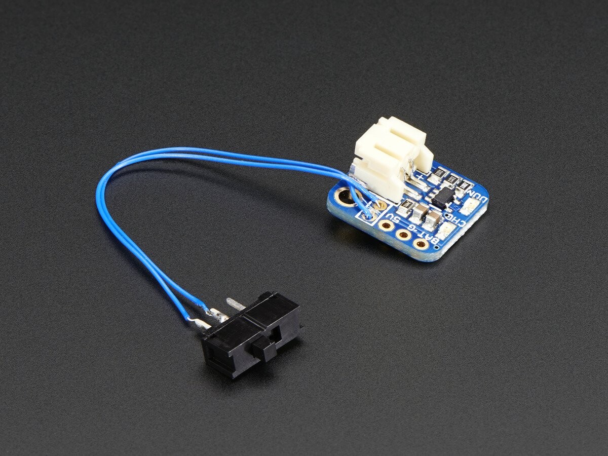 Adafruit Pro Trinket LiIon LiPoly Backpack Add-On 3.3V Printplade 2124