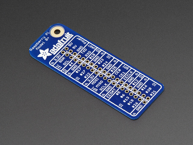 Adafruit GPIO Reference Card for Raspberry Pi Model B+/Pi 2/Pi 3 2263