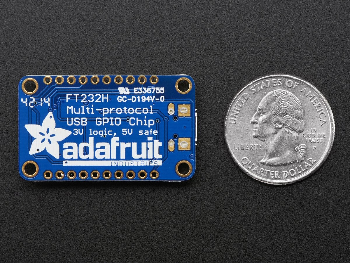 Adafruit FT232H Breakout – Allround USB til GPIO+SPI+I2C 2264