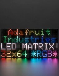 Adafruit 64x32 RGB LED-matrix 4 mm pitch til Raspberry Pi, Arduino Mega 2278