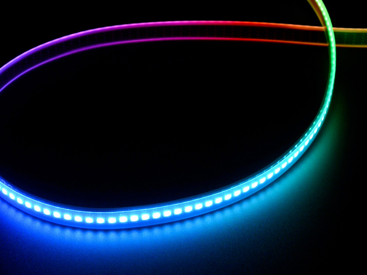 Adafruit DotStar Digital LED-stripe 0,5m Sort 144 LEDs/m 2328