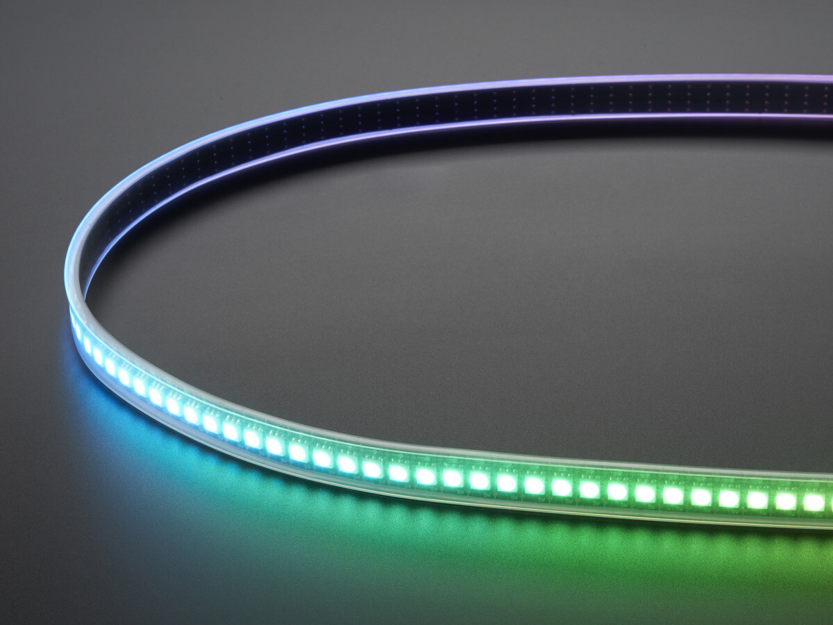 Adafruit DotStar Digital LED-stripe 0,5m Sort 144 LEDs/m 2328