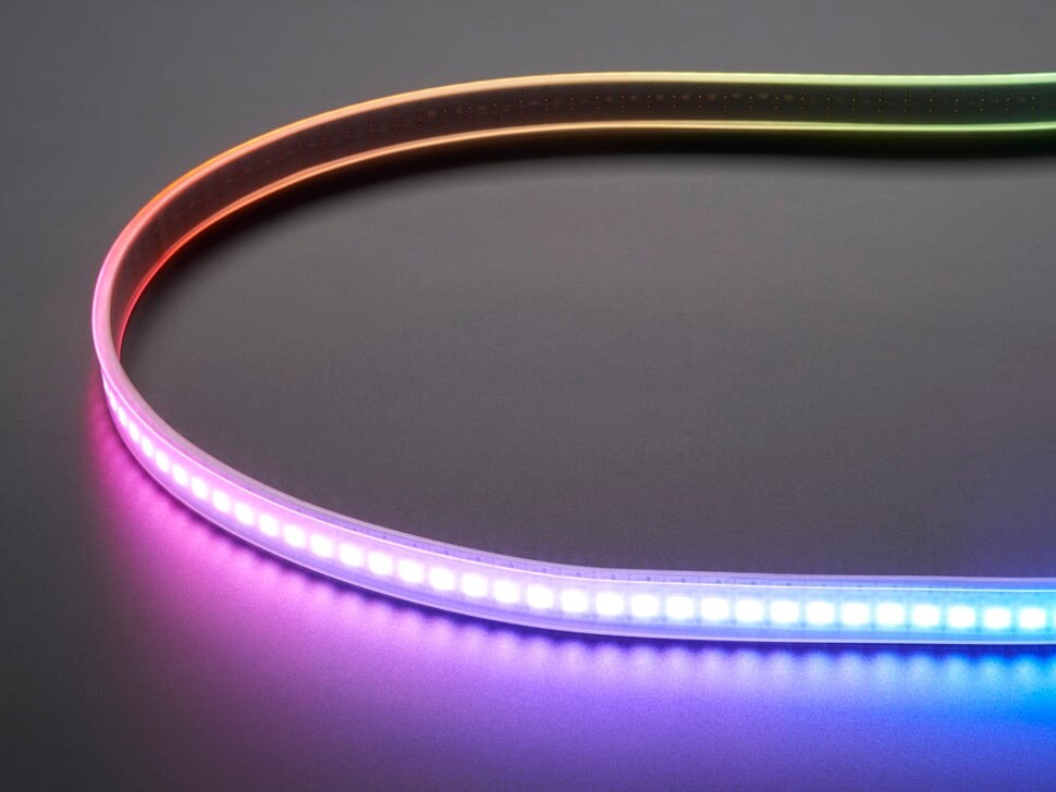 Adafruit DotStar Digital LED-stripe 0,5m Hvid 144LED/m 2329