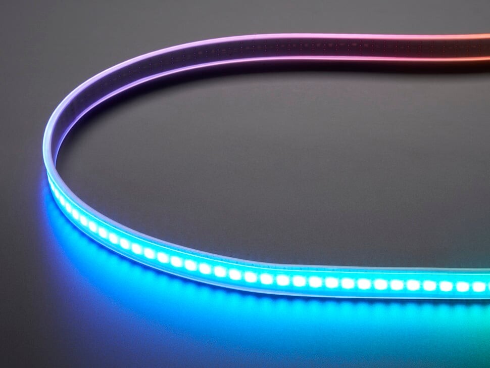 Adafruit DotStar Digital LED-stripe 0,5m Hvid 144LED/m 2329