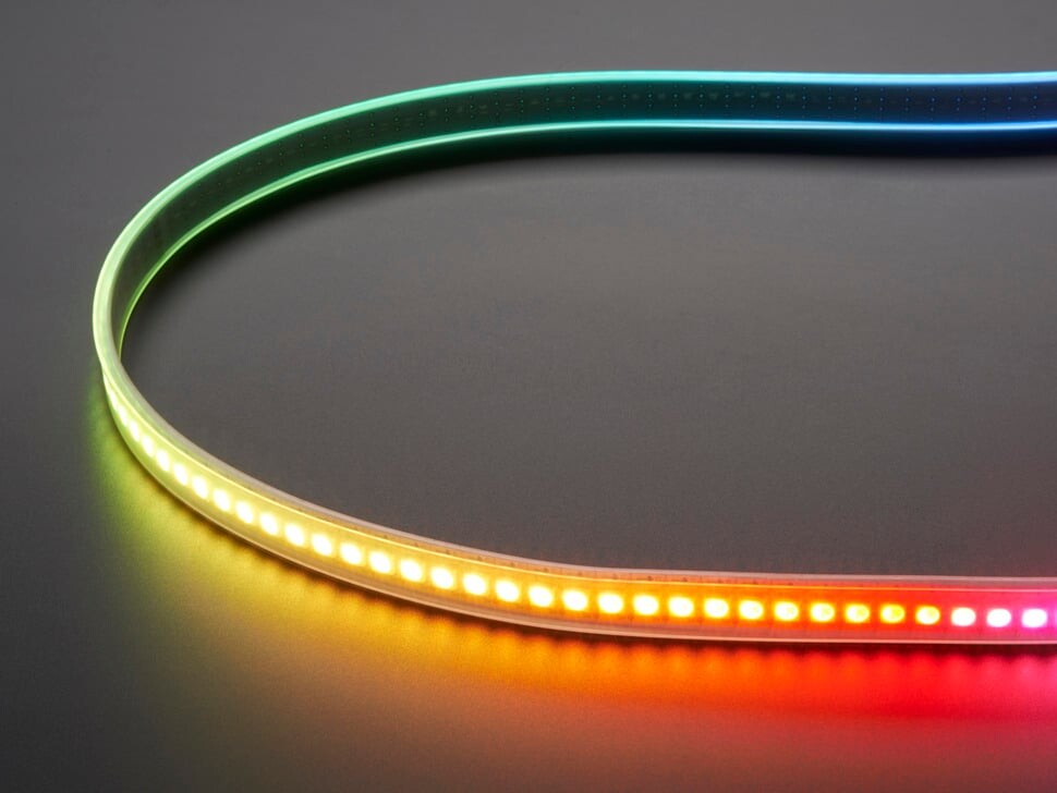 Adafruit DotStar Digital LED-stripe 0,5m Hvid 144LED/m 2329